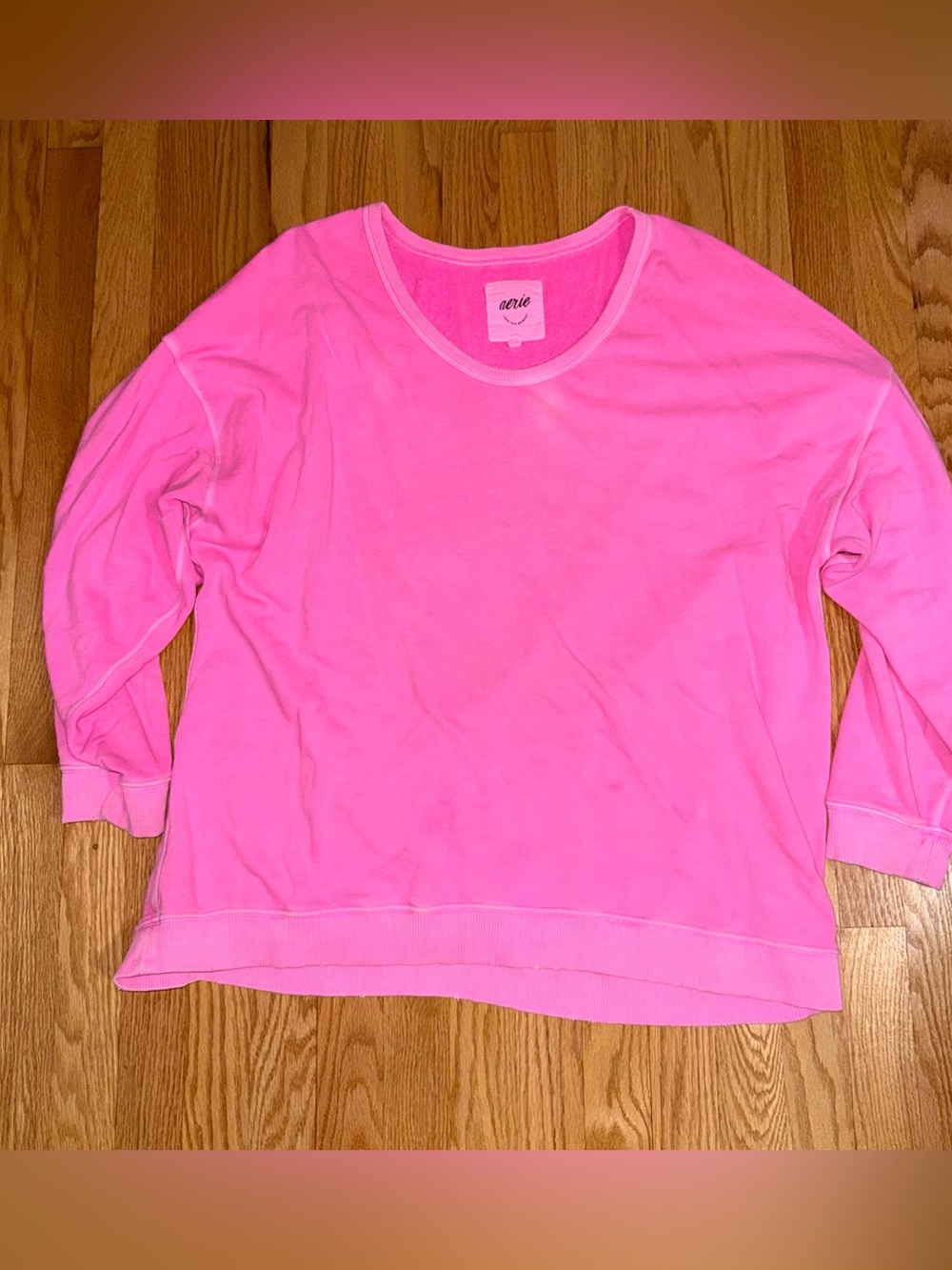 Aerie Pink Oversized Sweatshirt XL